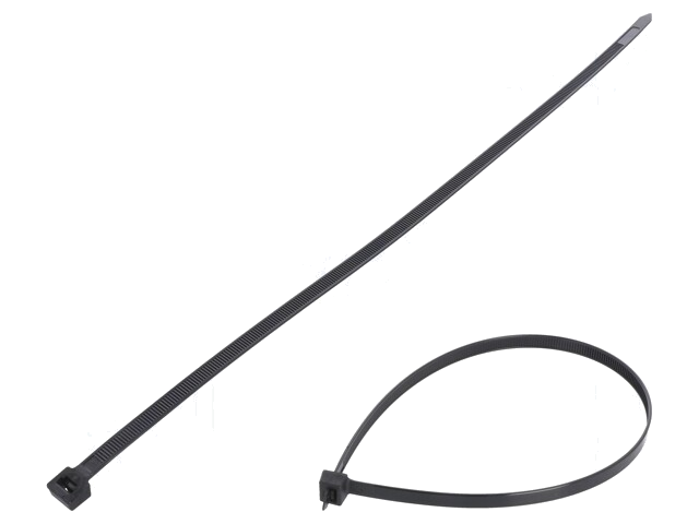 Kabelbinder; L: 650mm; W: 9mm; polyamide; 778N; zwart; Ømax: 190mm Kabelbinder; L: 650mm; W: 9mm; polyamide; 778N; zwart; Ømax: 190mm